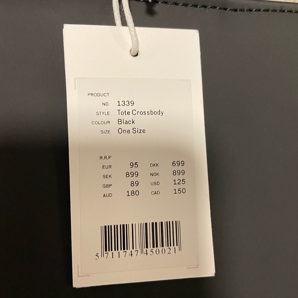 NWT RAINS Tote Crossbody - Picture 5 of 6